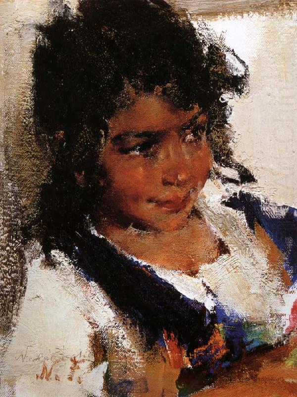 Girl, Nikolay Fechin